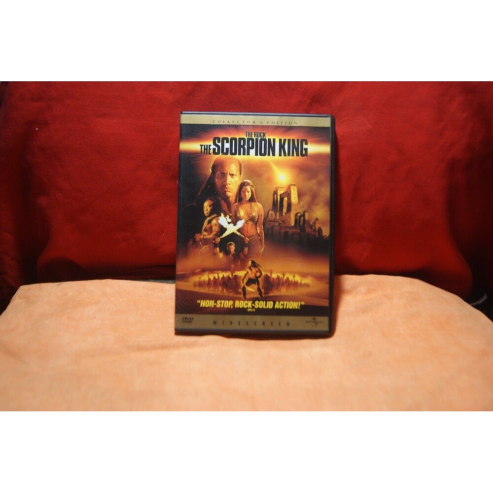 The Scorpion King (DVD, 2002) WS Dwayne Johnson Collector's Adventure